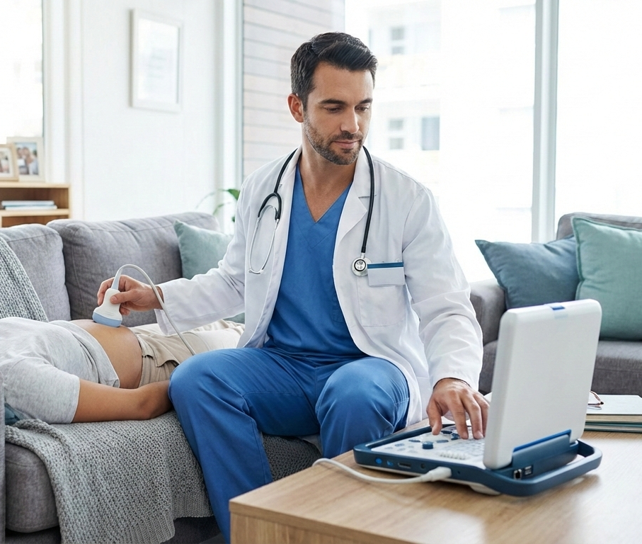 أشعة سونار بالمنزل